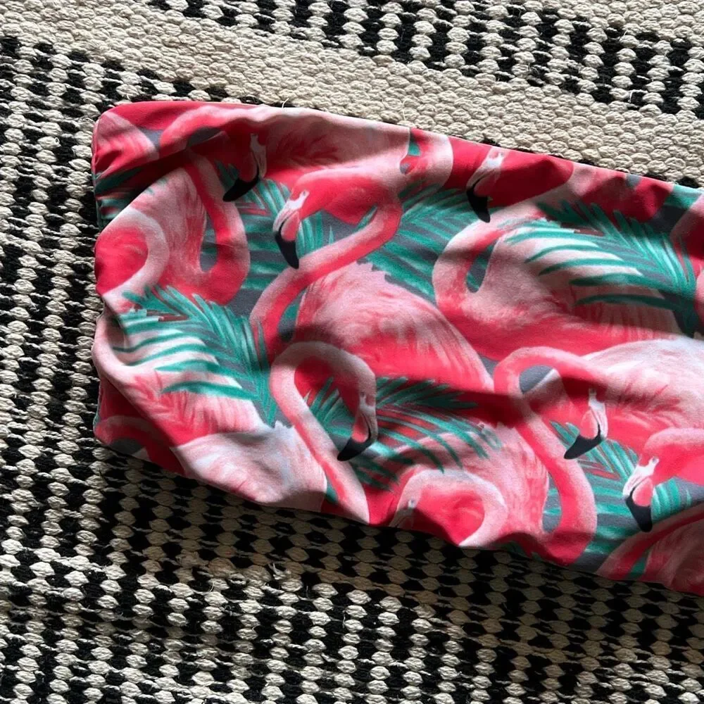 Old Navy Size large flamingo Strapless Bikini Top Swimsuit